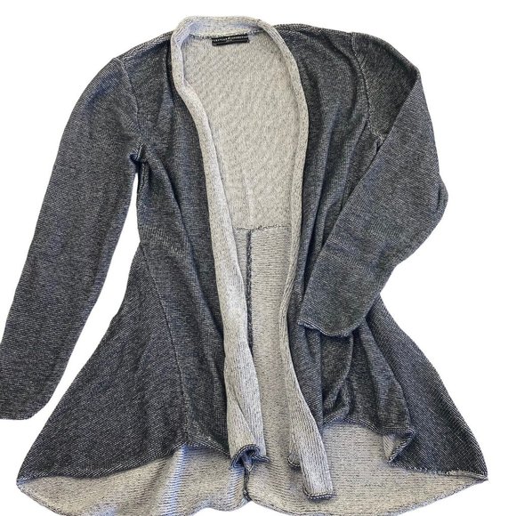 Peruvian Connection Sweaters - Peruvian Conn Open Front cardigan Sweater Pima Cotton Peplum. Fits Small!!